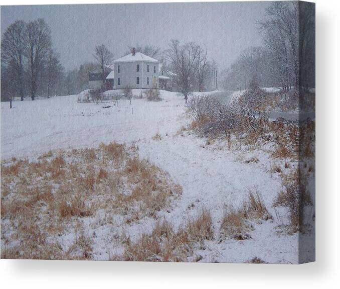December Canvas Print featuring the photograph December by Joy Nichols