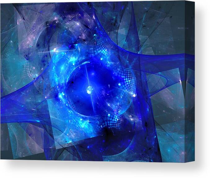 Background Canvas Print featuring the digital art Deep Sleeper by Jeff Iverson