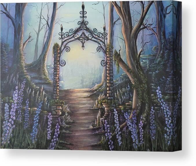Arch Canvas Print featuring the painting Eternity Arch by Krystyna Spink