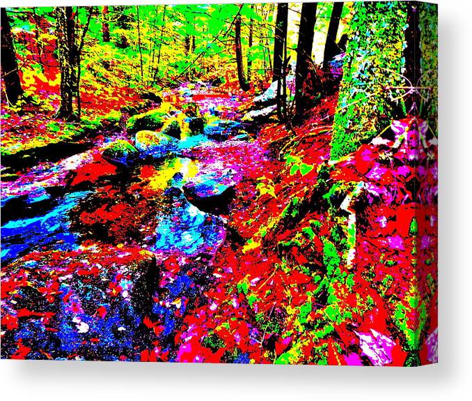 Landscape Canvas Print featuring the photograph Fall 2014 Ultra 71 by George Ramos