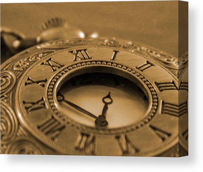 Father Canvas Print featuring the photograph Father Time by AM FineArtPrints