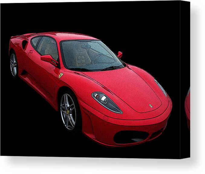 Ferrari F430 Canvas Print featuring the photograph Ferrari F430 by Samuel Sheats