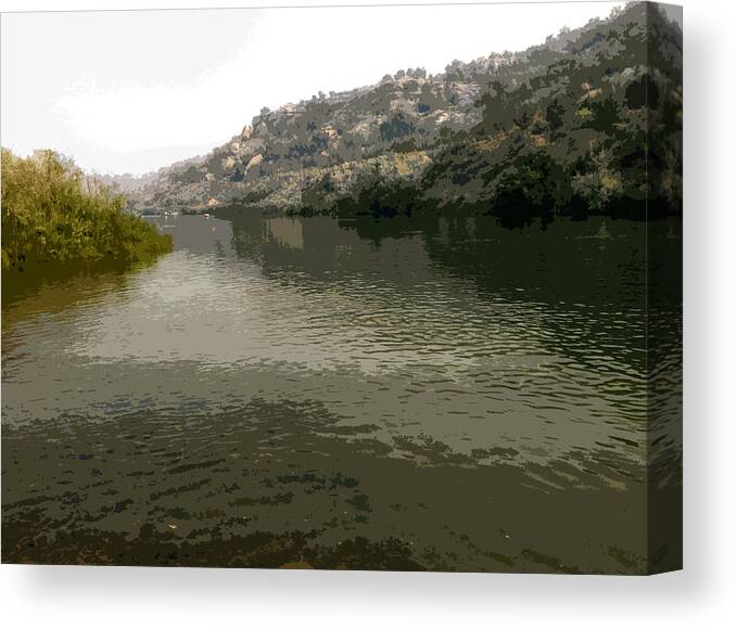 New Mexico Canvas Print featuring the photograph Fly fishing on the San Juan by Max Mullins