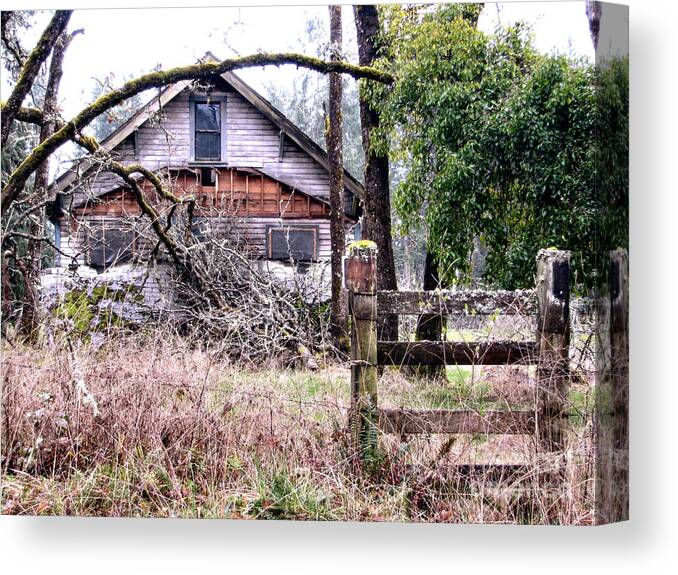 Landscape Canvas Print featuring the photograph Forgotten Dreams by Rory Siegel