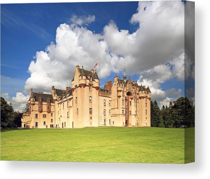 Castle Canvas Print featuring the photograph Fyvie Castle by Grant Glendinning
