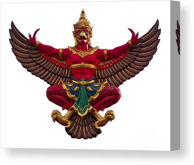 Thailand Canvas Print featuring the photograph Garuda by Tosporn Preede
