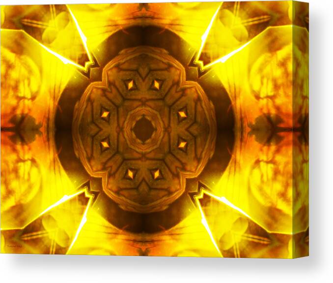 Gold Canvas Print featuring the photograph Golden Harmony - 2 by Shawna Rowe