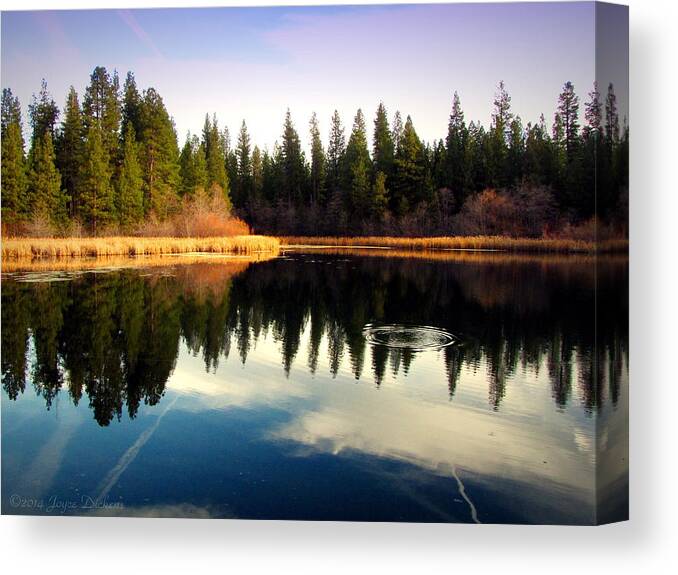 Lake Canvas Print featuring the photograph Grace Lake Northern California by Joyce Dickens