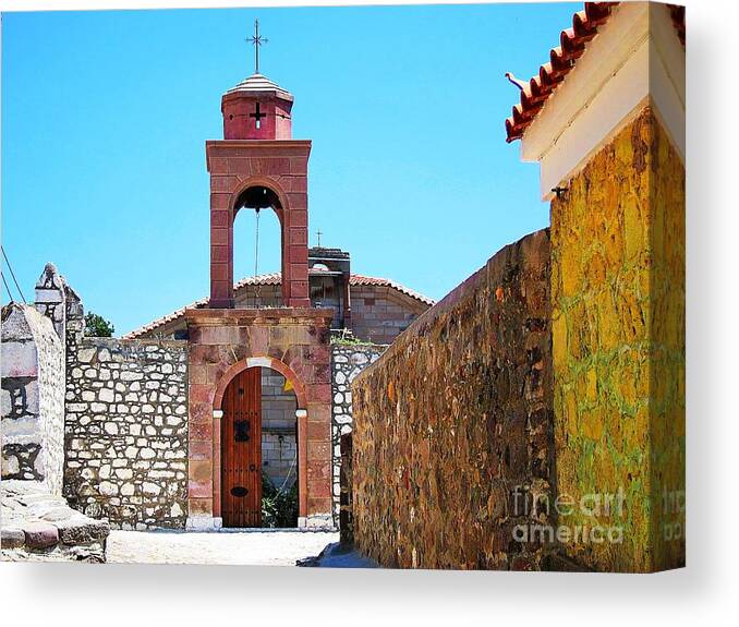 Church Canvas Print featuring the photograph High Noon by Andreas Thust