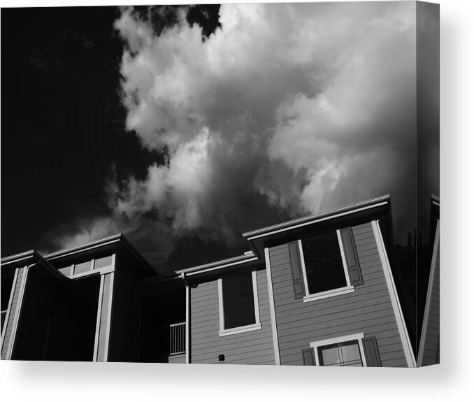 Clouds Canvas Print featuring the photograph Homecoming by Wendy J St Christopher