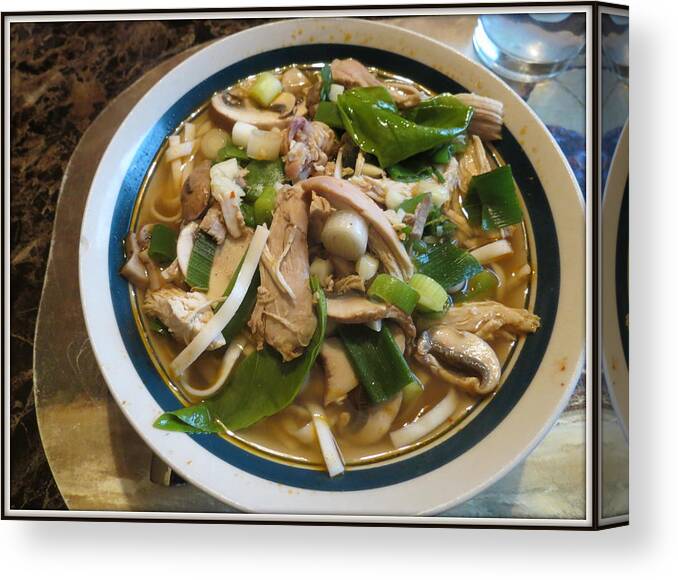 Thai Soup Canvas Print featuring the photograph Hot N Spicy by Kay Novy