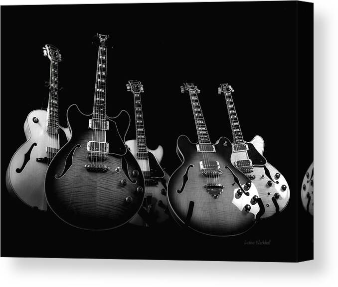 Guitar Canvas Print featuring the photograph Instrumental Change by Donna Blackhall
