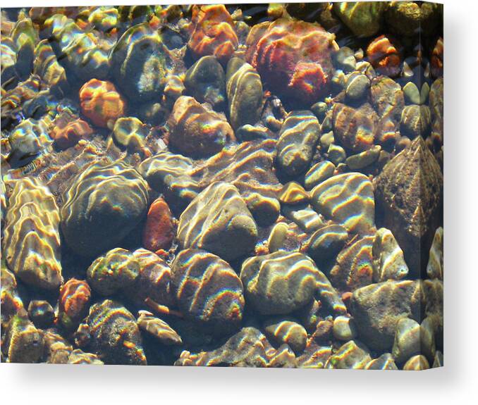 Light Canvas Print featuring the photograph Light Ripples by James Knight