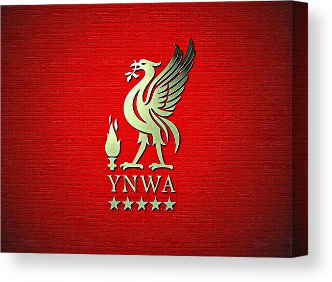 Liverpool You'll Never Walk Alone CANVAS WALL ART Picture Print Red 