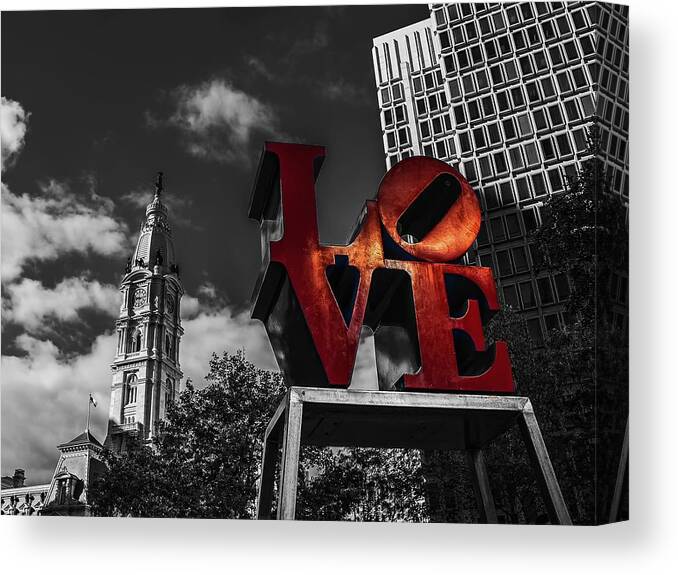 Landscape Canvas Print featuring the photograph Love is all you need by Rob Dietrich