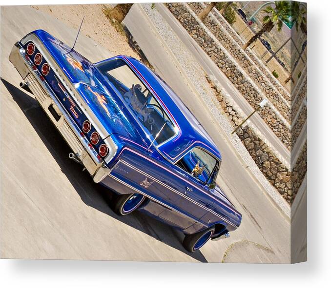 Lowrider Canvas Print featuring the photograph Lowrider_19d by Walter Herrit