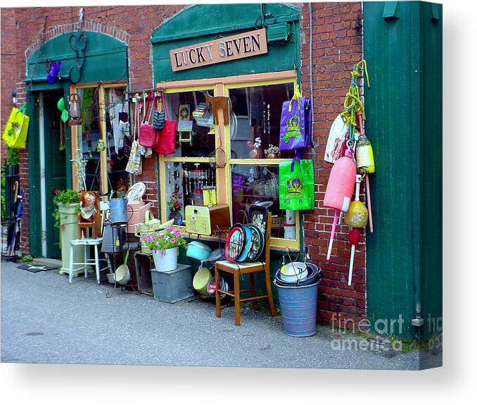 Shop Canvas Print featuring the photograph Lucky Seven by Kevin Fortier