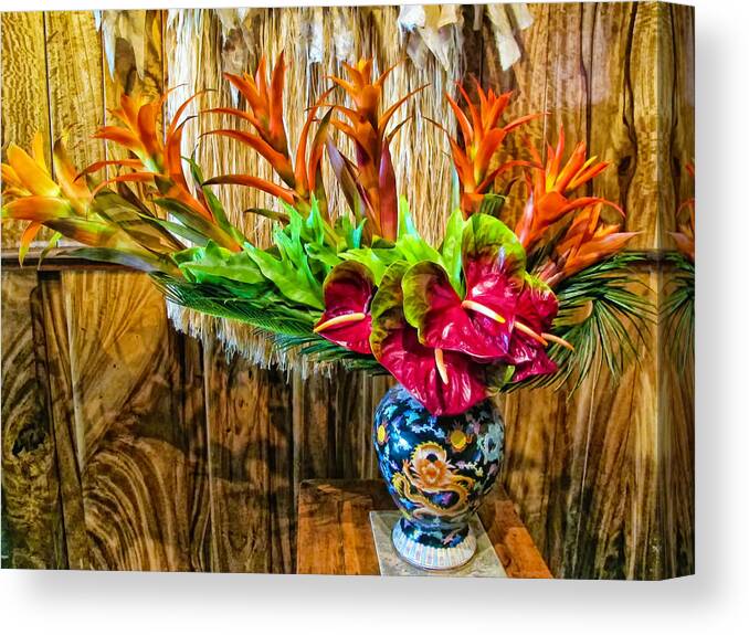 Flowers Canvas Print featuring the photograph Mama's 24 by Dawn Eshelman