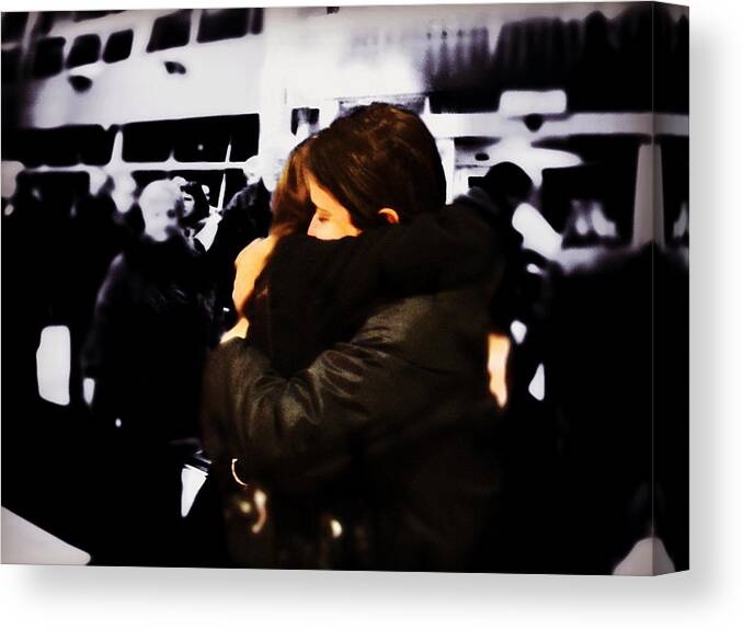 Airport Canvas Print featuring the photograph Missing You Already by Zinvolle Art