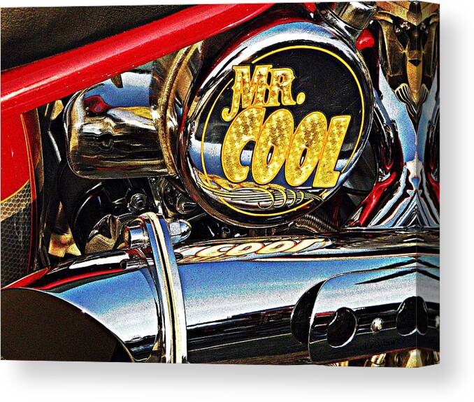 Vehicle Canvas Print featuring the photograph Mister Cool by Chris Berry
