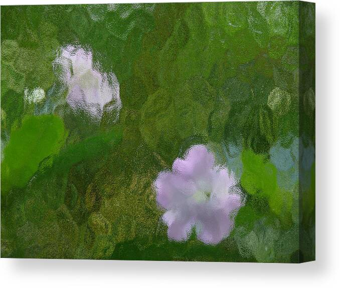 Flower Canvas Print featuring the photograph Monet by Evelyn Tambour