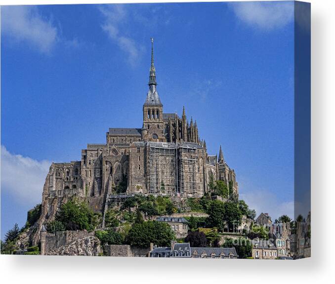 Europe Canvas Print featuring the photograph Mont St. Michel View by Crystal Nederman