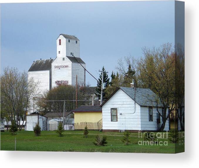 Moosomin Canvas Print featuring the photograph Moosomin - Saskatchewan - Canada by Phil Banks