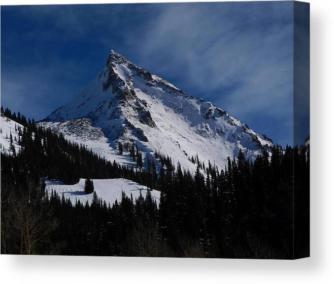 Mount Crested Butte Canvas Print featuring the photograph Mount Crested Butte by Raymond Salani III