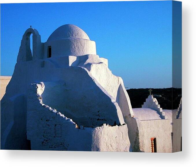 Colette Canvas Print featuring the photograph Mykonos island Greece by Colette V Hera Guggenheim