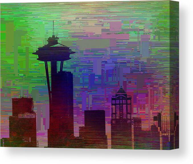 Needle Canvas Print featuring the digital art Needle Cubed 2 by Tim Allen