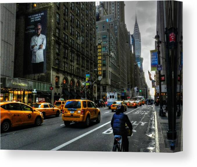 New York City Canvas Print featuring the photograph New York City - Midtown East 001 by Lance Vaughn
