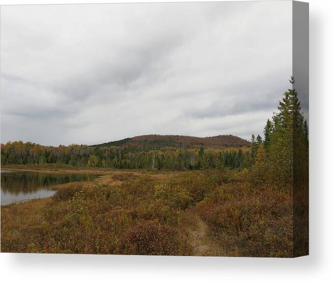 North Canvas Print featuring the photograph North End Cheney Lake by Jean Macaluso