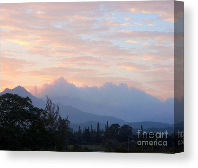 Kauai Canvas Print featuring the photograph North Shore Haze by Mary Deal