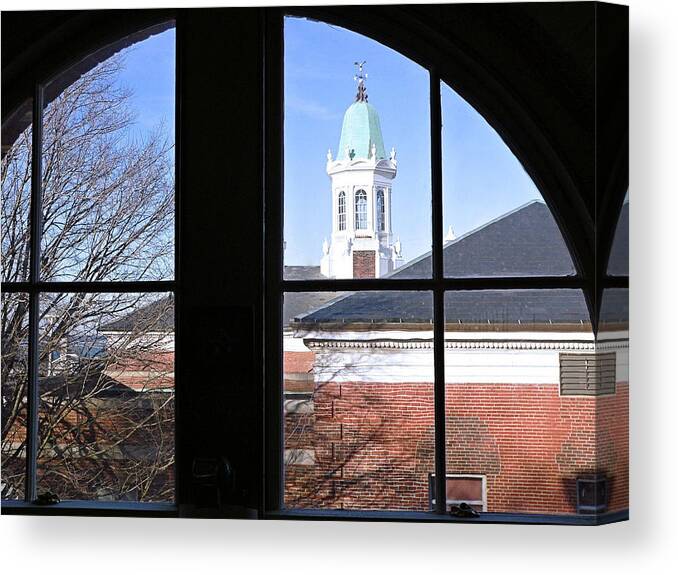 View Canvas Print featuring the photograph Office with a View by Janice Drew