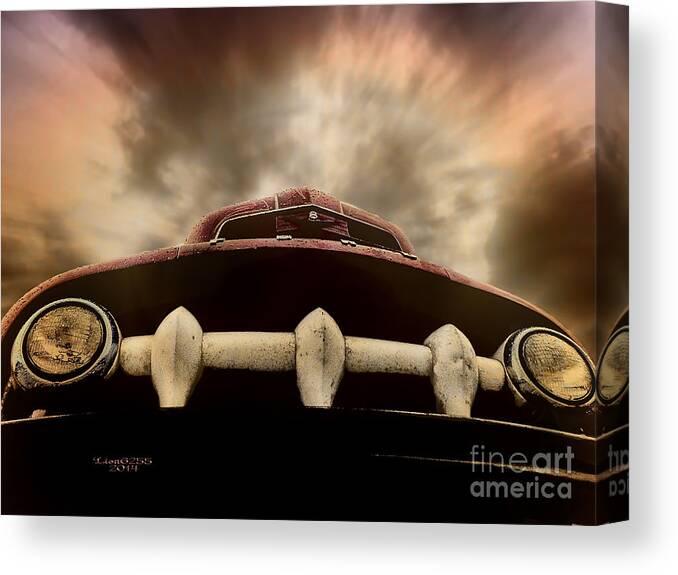 Photoshop Canvas Print featuring the photograph Old Ford Pickup Truck by Melissa Messick