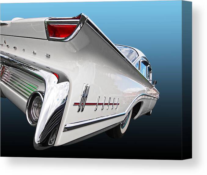 Oldsmobile Canvas Print featuring the photograph Olds Sixties Style - Super 88 by Gill Billington