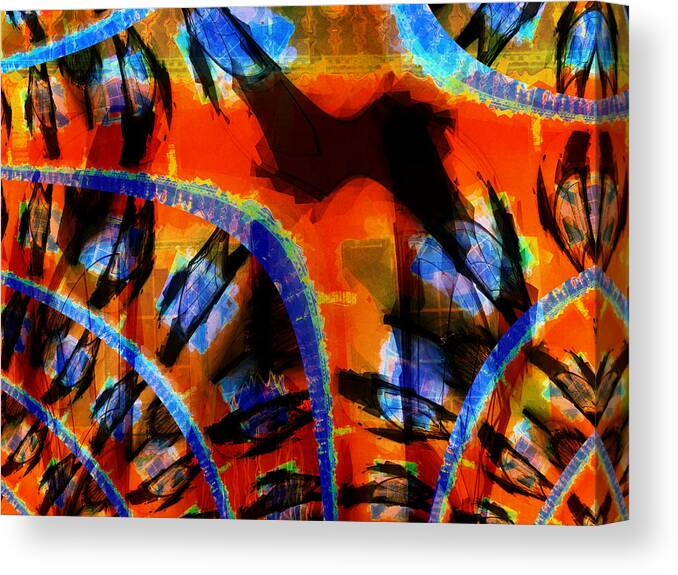 Orange Color Art - Nigel Watts Canvas Print featuring the photograph Orange Color Art by Nigel Watts