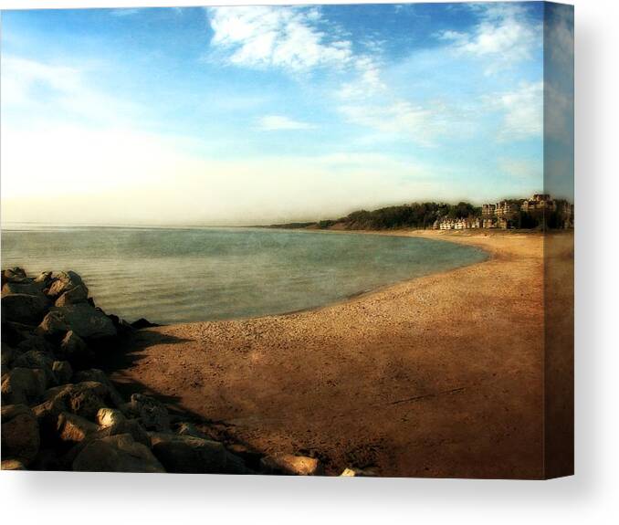 Blue Canvas Print featuring the photograph Ottawa Beach State Park by Michelle Calkins