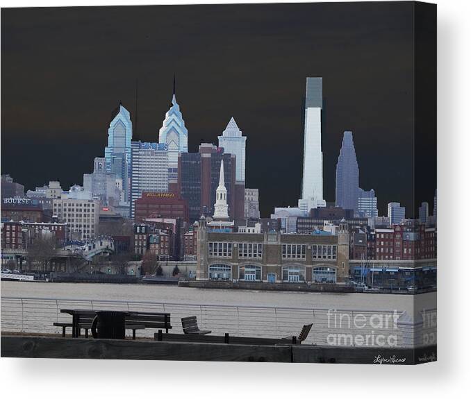 City Canvas Print featuring the photograph Philadelphia Skyline by Lyric Lucas