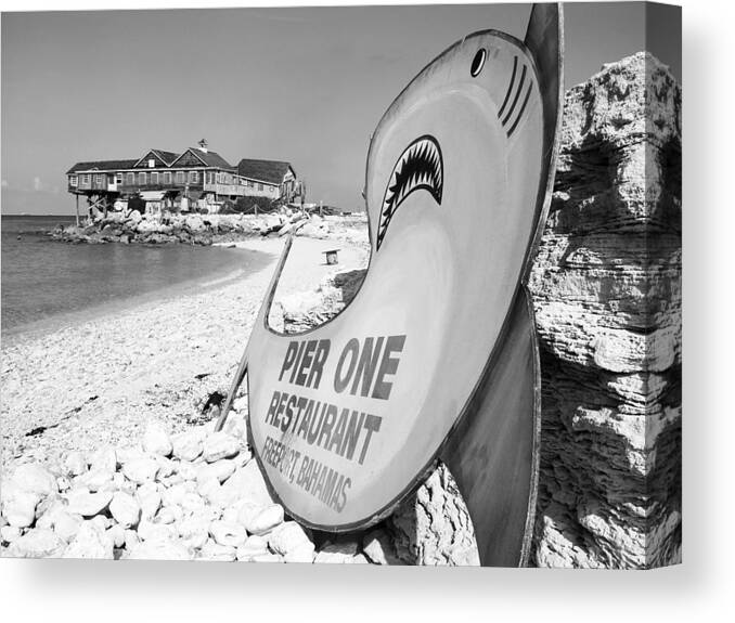 Fish Canvas Print featuring the photograph Pier One by Ramunas Bruzas