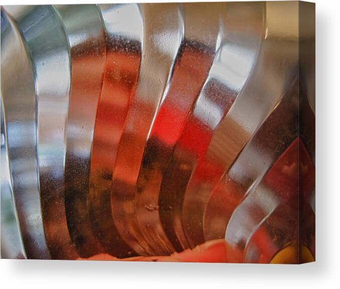 Abstract Canvas Print featuring the photograph Plastique No. 2 by Jessica Levant