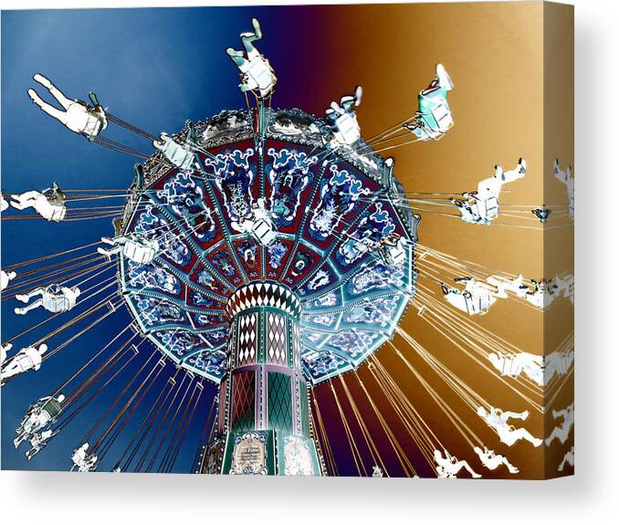 Amusement Park Canvas Print featuring the photograph Playtime by Jessica Levant