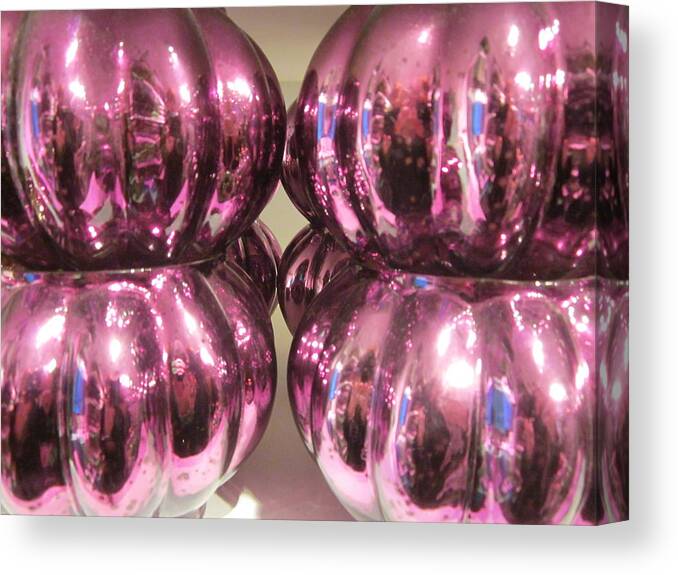 Purple Canvas Print featuring the photograph Purple reflection by Rosita Larsson
