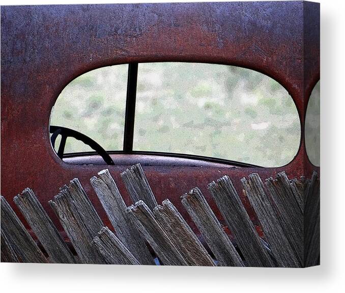 Graphic Art Canvas Print featuring the photograph Rear View - Graphic by Tom DiFrancesca