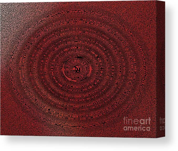 Glass Canvas Print featuring the photograph Reddish Shades Of Time by Joseph Baril