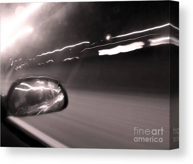 Reflections Canvas Print featuring the photograph Reflections in the Night by Robyn King