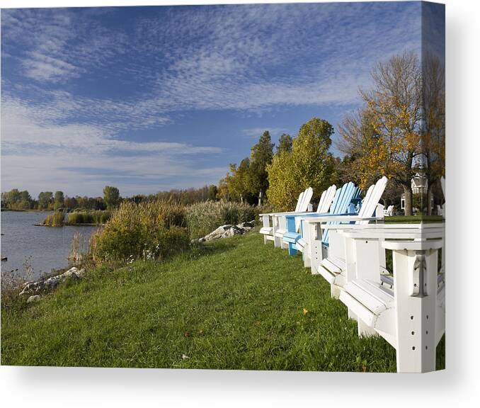 Autumn Canvas Print featuring the photograph Relaxation by Jim Baker