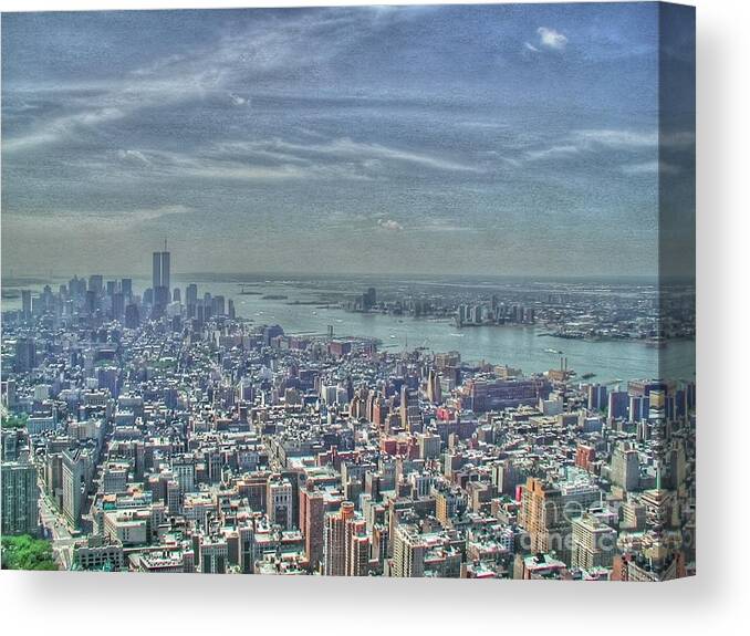 New York Canvas Print featuring the photograph New York Remembering 9/11 by Tap On Photo
