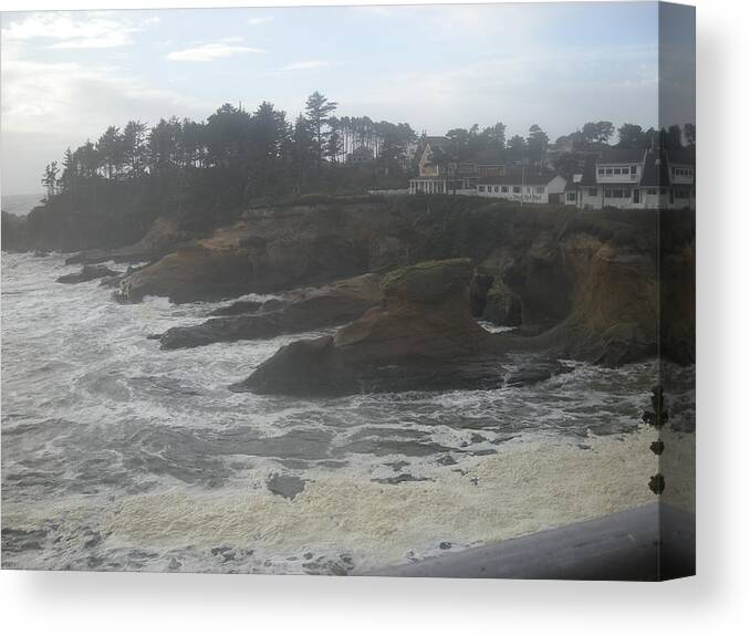 Landscape Canvas Print featuring the photograph Rock Steady by Marian Jenkins