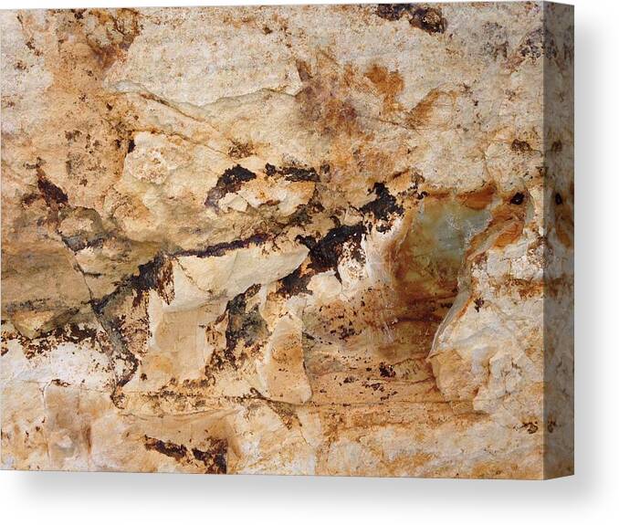 Rock Canvas Print featuring the photograph Rockscape 3 by Linda Bailey